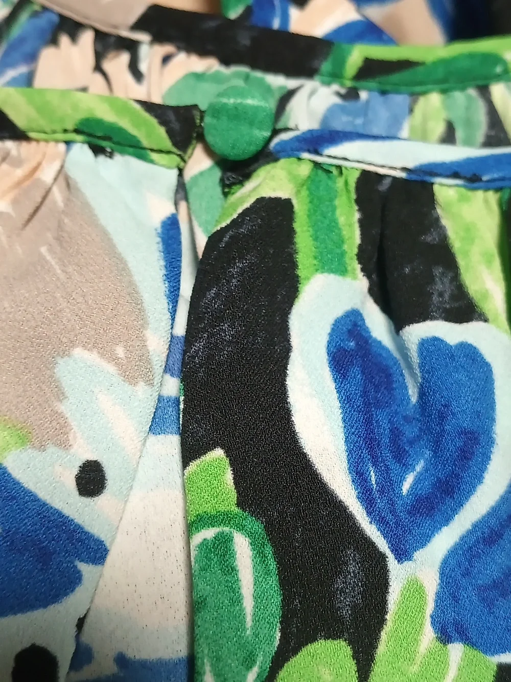 kate spade Floral Ruffle Sleeve Mini Dress